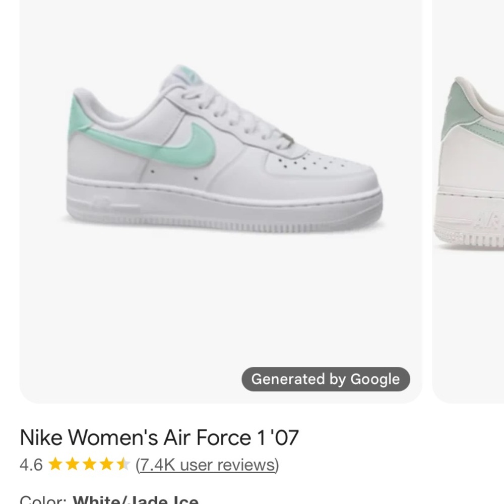 Nike Air Force one women’s sneakers NEVER WORN